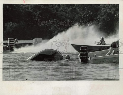 1968 stampa foto barca - stampa, corsa