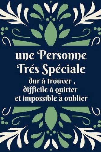 Une personne trs spciale - personne,