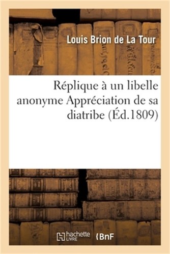 Plique un libelle - r�plique,
